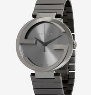 Gucci Interlocking Grey Dial Men's Watch