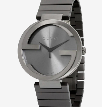 Gucci Interlocking Grey Dial Men's Watch