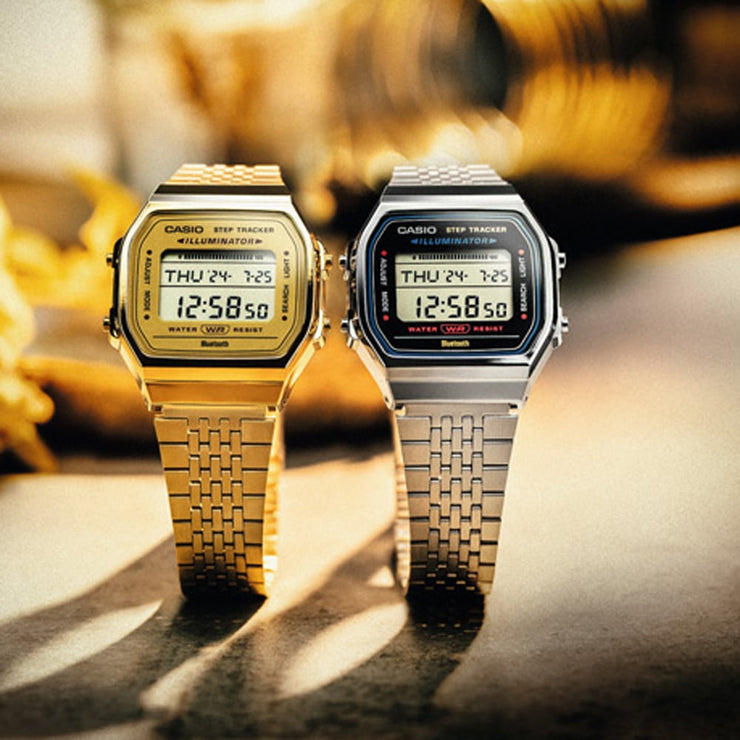 Casio Vintage Gold Dual Display Smartwatch