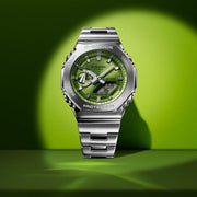 Casio G-Shock Metallic Green Dual Display Watch