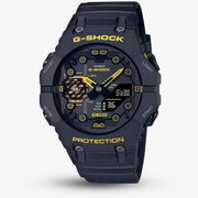 Mens G-Shock Caution Yellow Dual Display Smartwatch