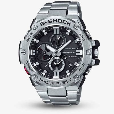 Casio G-Shock G-Steel Solar Dual Display Black Bracelet Smartwatch